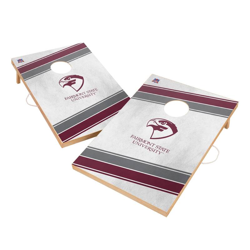 Fairmont State University Fighting Falcons Regulation 2x4 Cornhole Set