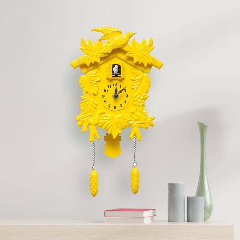 Walplus Yellow Cuckoo Clock DIY Art Home Decoration Home Decor Idea
