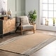 preview thumbnail 1 of 7, Nuloom Jada Casual Jute Tassel Area Rug 5' x 8' - Natural - Rectangle