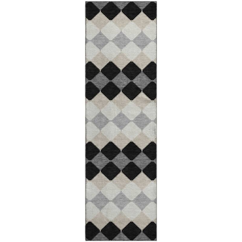 Premium Washable Super Soft Diamond Modern Mayfield Rug