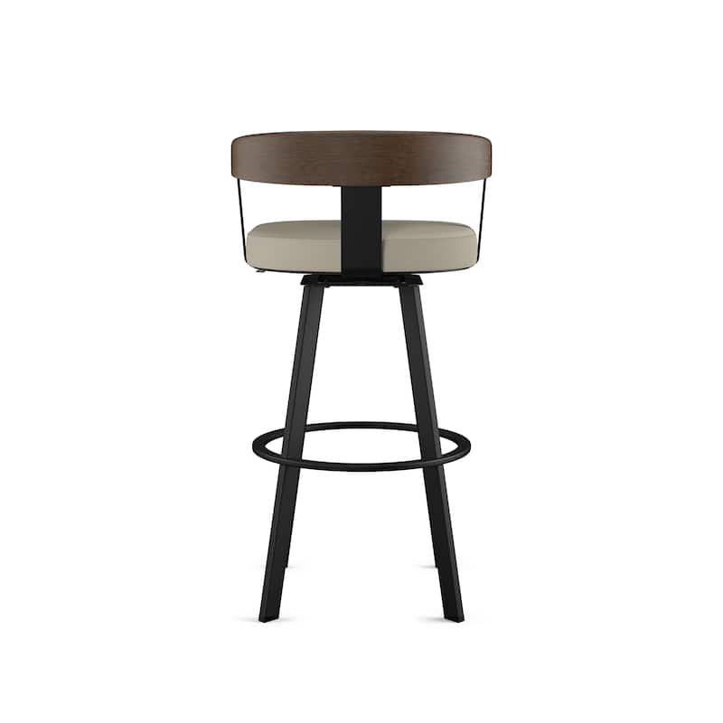 Amisco Lars Swivel Counter and Bar Stool
