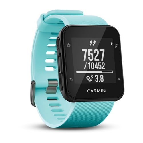 garmin forerunner 35 gps heart rate monitor running watch frost blue