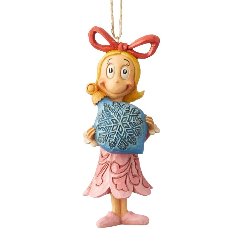 Shop Cindy Lou Who Holding Blue Snowflake Holiday Ornament Grinch