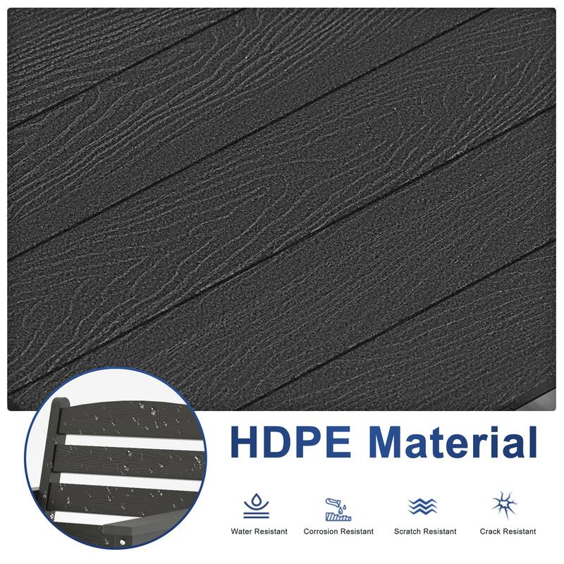 7-Piece HDPE Outdoor Dining Table Sets