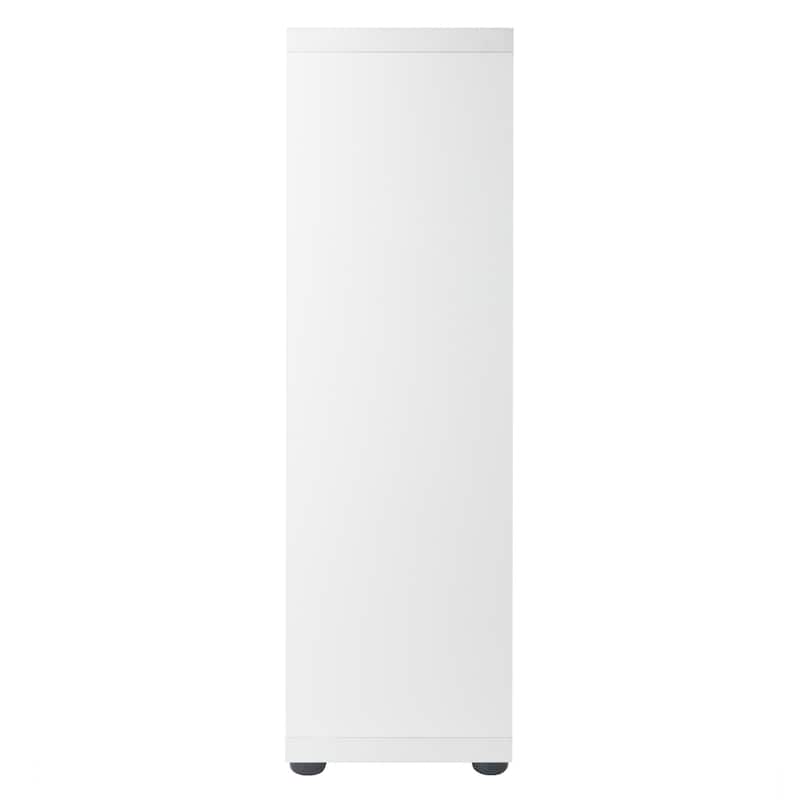 Wooden Storage Cabinet with 6-Shelves - 37.5" - White