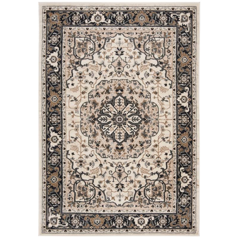 SAFAVIEH Lyndhurst Armida Traditional Oriental Rug - 5'3" x 7'6" - Cream/Navy