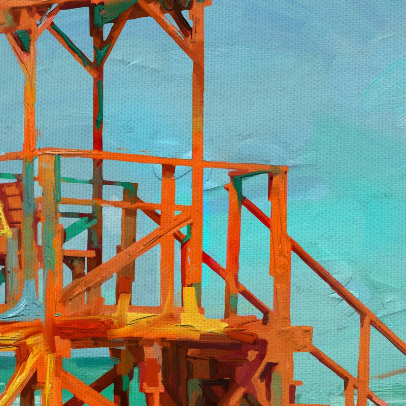 Lifeguard by Studio Arts Canvas Art Print