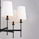 preview thumbnail 5 of 9, Vaxcel Lighting H0288 Camden 6 Light 30" Wide Chandelier