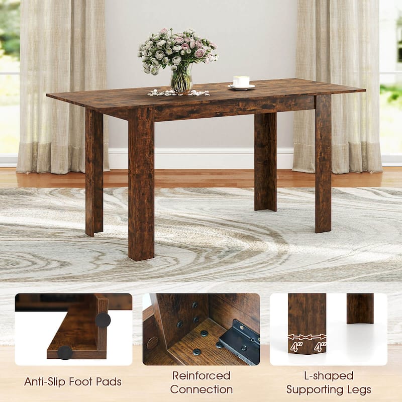 Costway 47”-62” Extendable Dining Table for 4-8 People for Dining Room - See Details