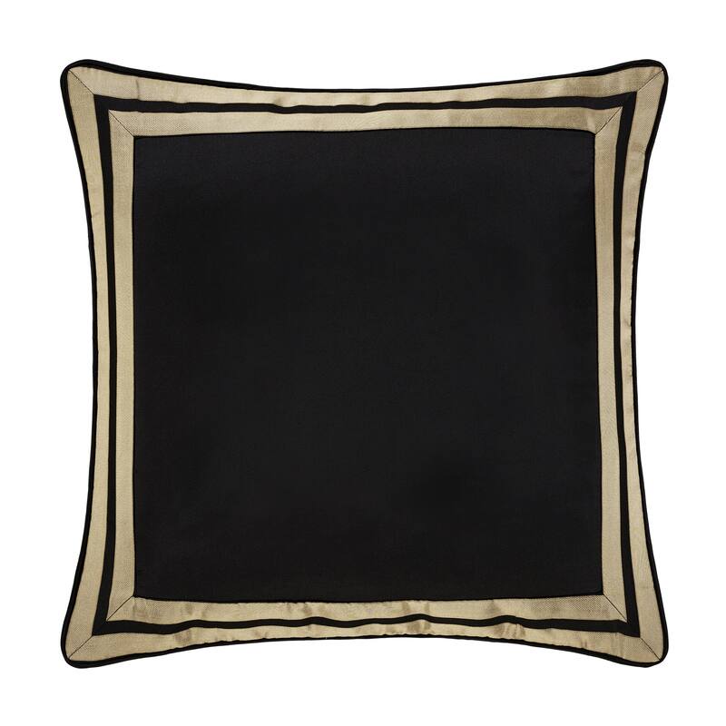 Calvari Black And Gold Euro Sham