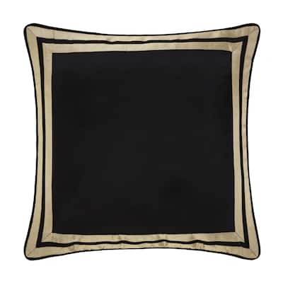 Calvari Black And Gold Euro Sham