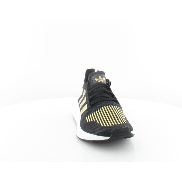 adidas swift run black gold