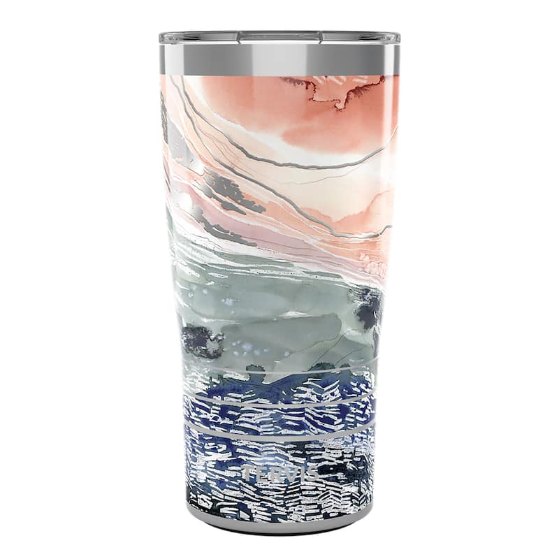 Tervis Traveler Kelly Ventura Drift Triple Walled Insulated Travel Tumbler, Stainless Steel - 20oz