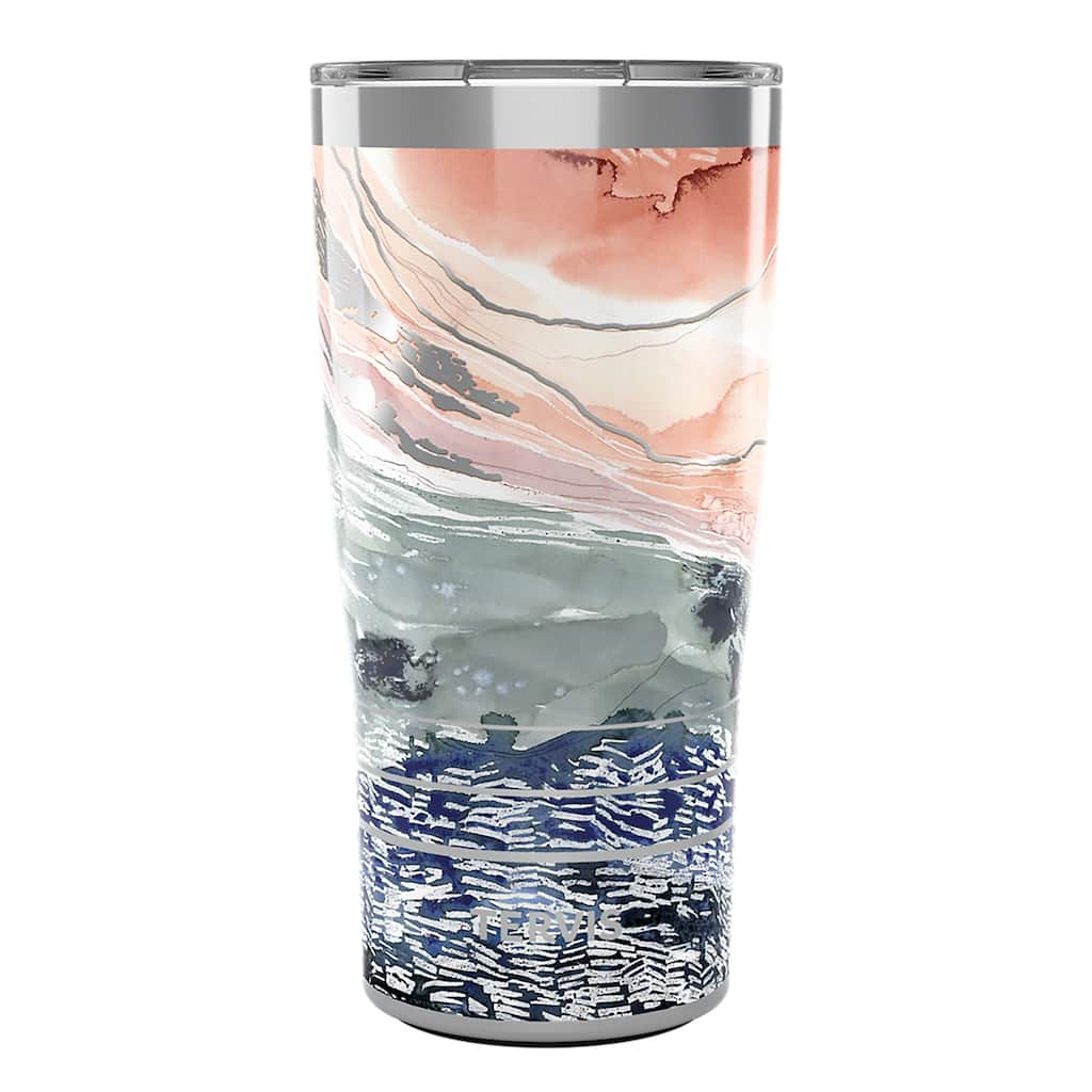 Tervis Traveler Kelly Ventura Drift Triple Walled Insulated Travel Tumbler, Stainless Steel