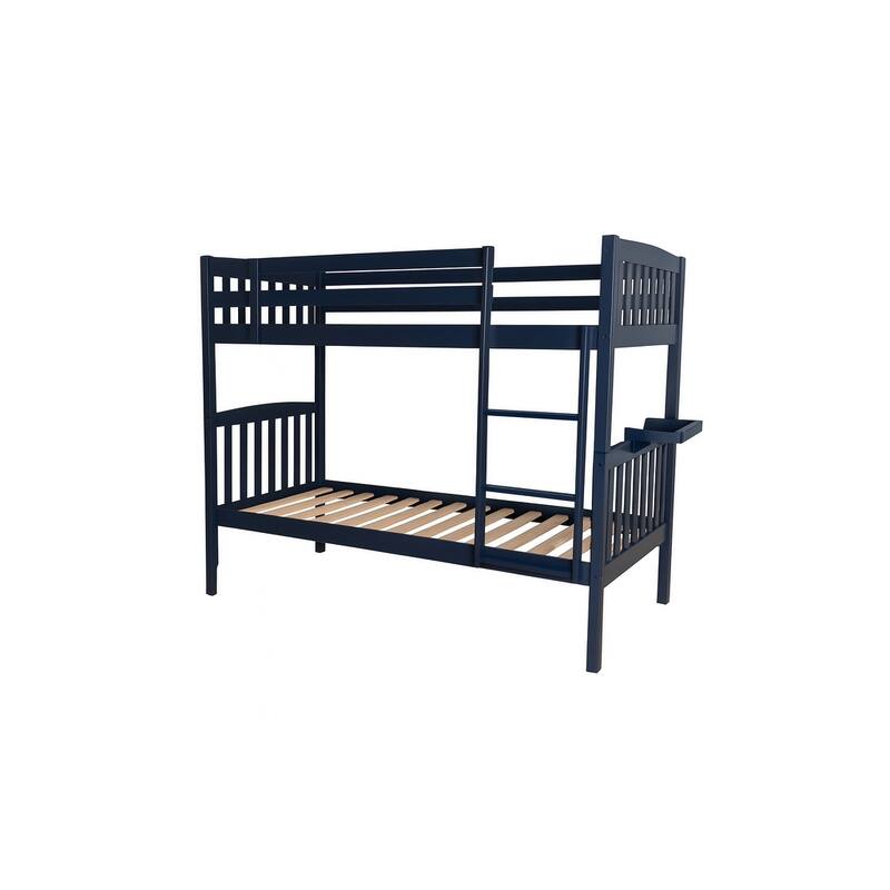 Somette Claire Twin over Twin Bunk Bed with Tray (Mattresses Not Included)