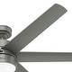 preview thumbnail 24 of 28, Hunter 60" Solaria Outdoor Damp-Rated Ceiling Fan with LED Light Kit and Wall Control - Contemporary, Industrial - ENERGY STAR!