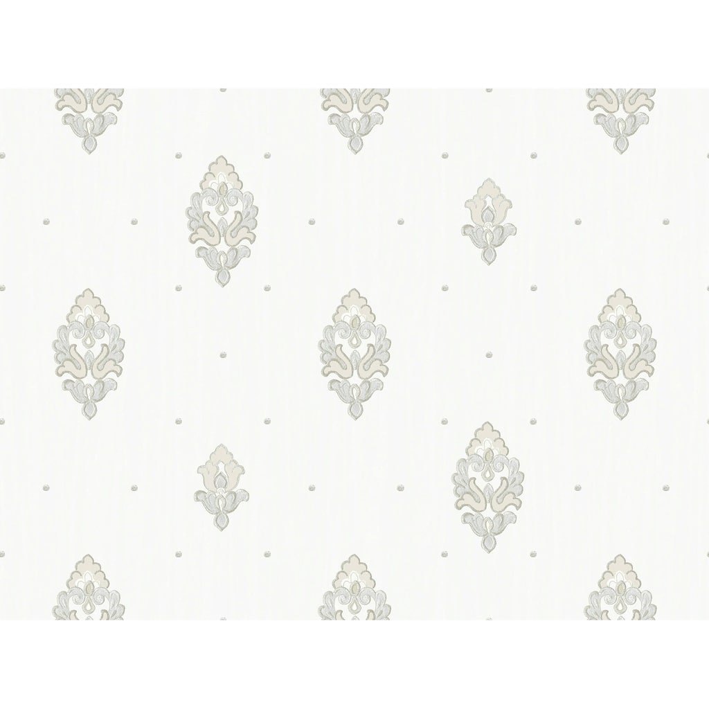 Galerie Wallcoverings Opulence Collection Italian Motif Vinyl on Non-woven Glitter/Shimmer Wallpaper Roll Double Width