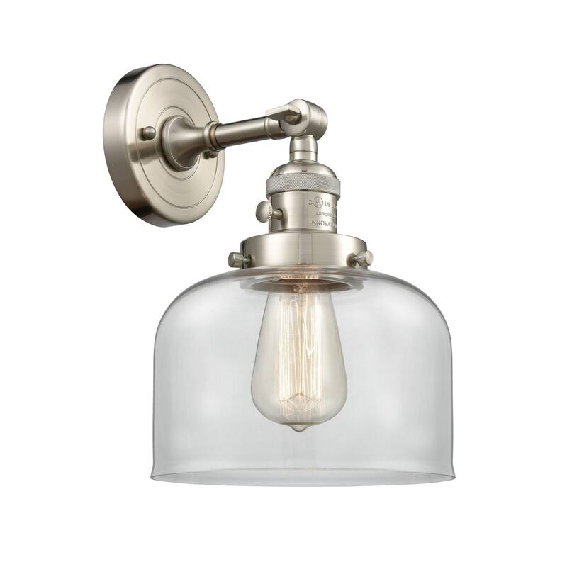 Innovations Lighting Large Bell Single Light 12" Tall Bathroom Sconce