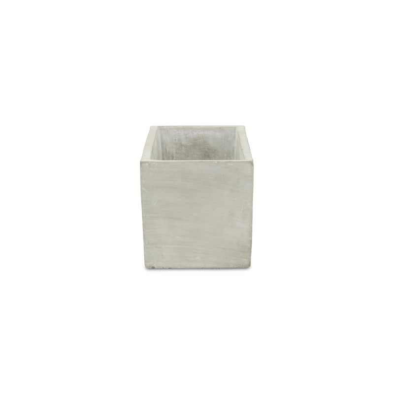 Urbanstone Gray Cement Rectangular Planter