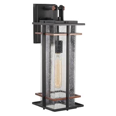 The Great Outdoors San Marcos Single Light 18-1/4" Tall Outdoor Wall