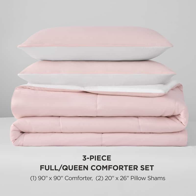 Juicy Couture Box Stitch Reversible Comforter Sets