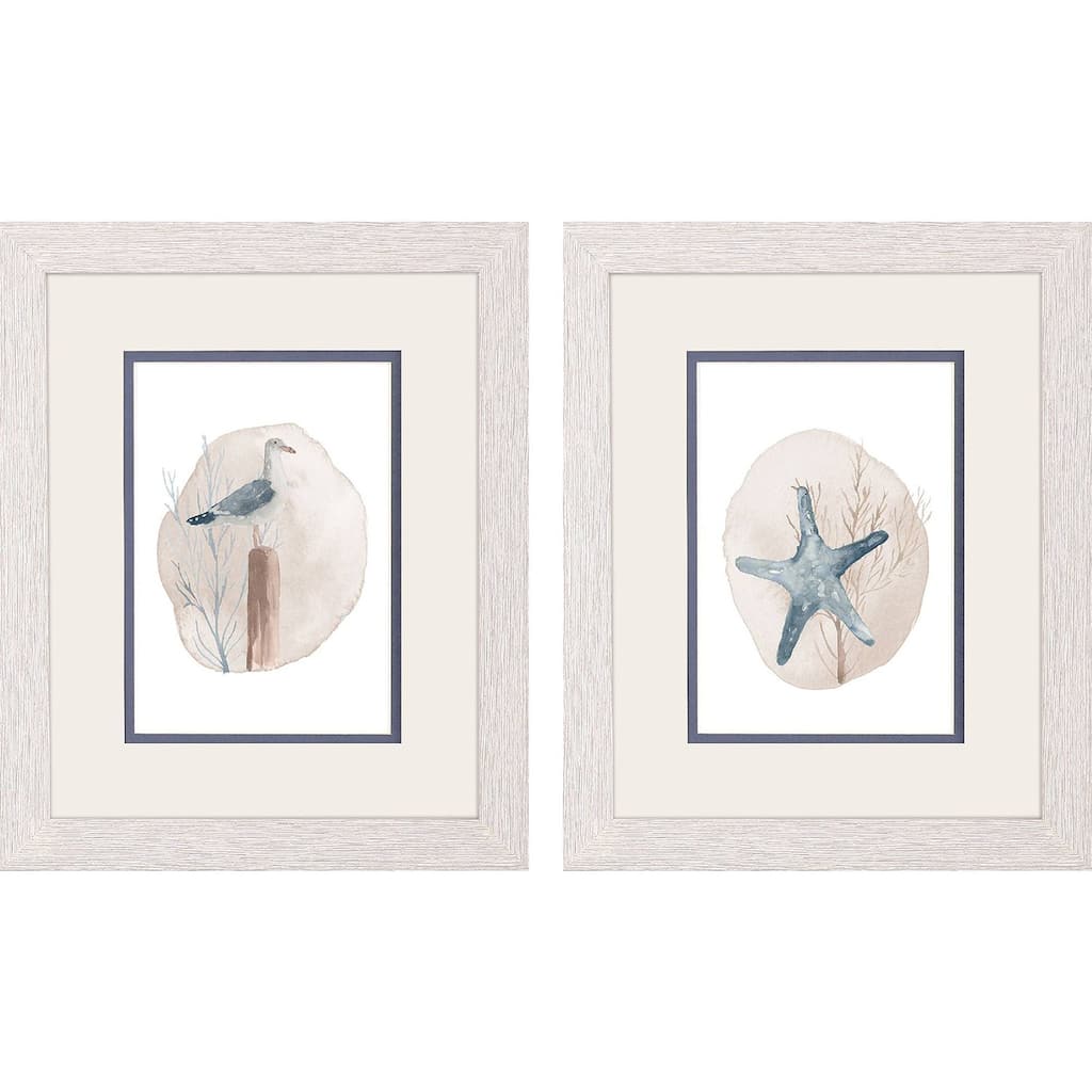 Seaside I S/2 Framed Art Under Glass