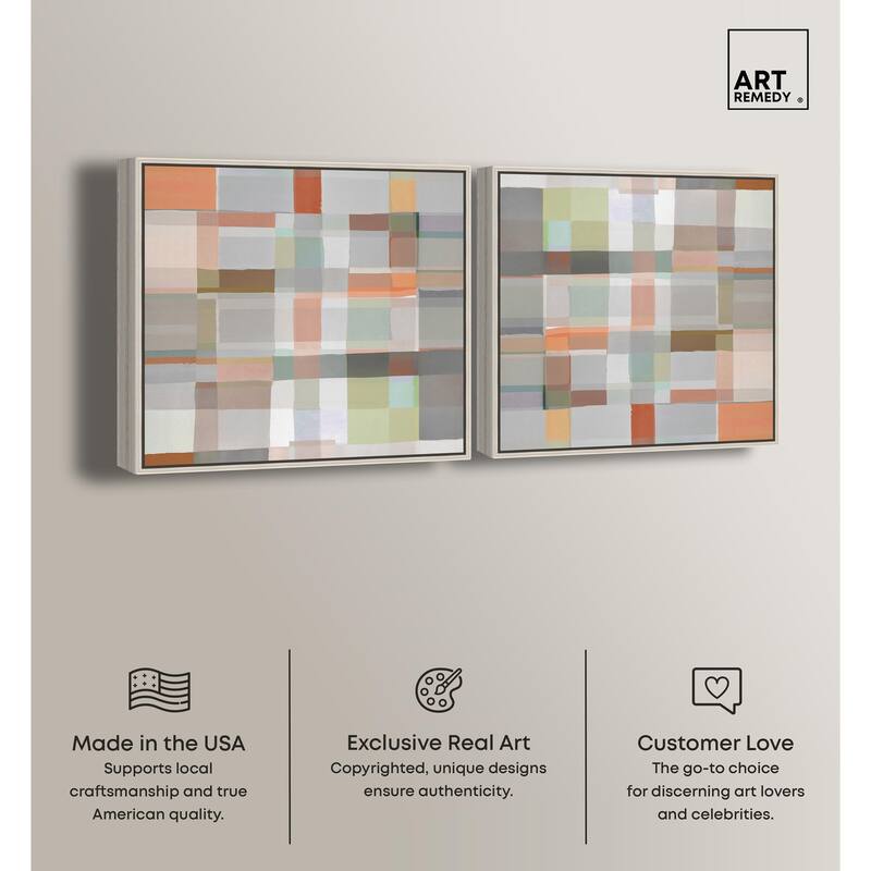 Pink Sneaker and Headphones Canvas by Art Remedy