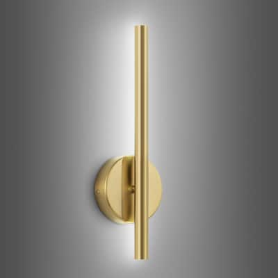 Modern Industrial Minimalist Metal LED Integrated Linear Strip Wall Light Sconce