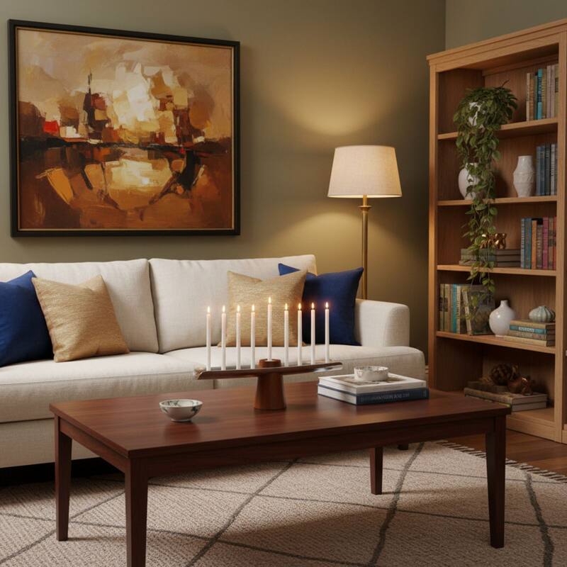 Nambe Classic Menorah - 14 in