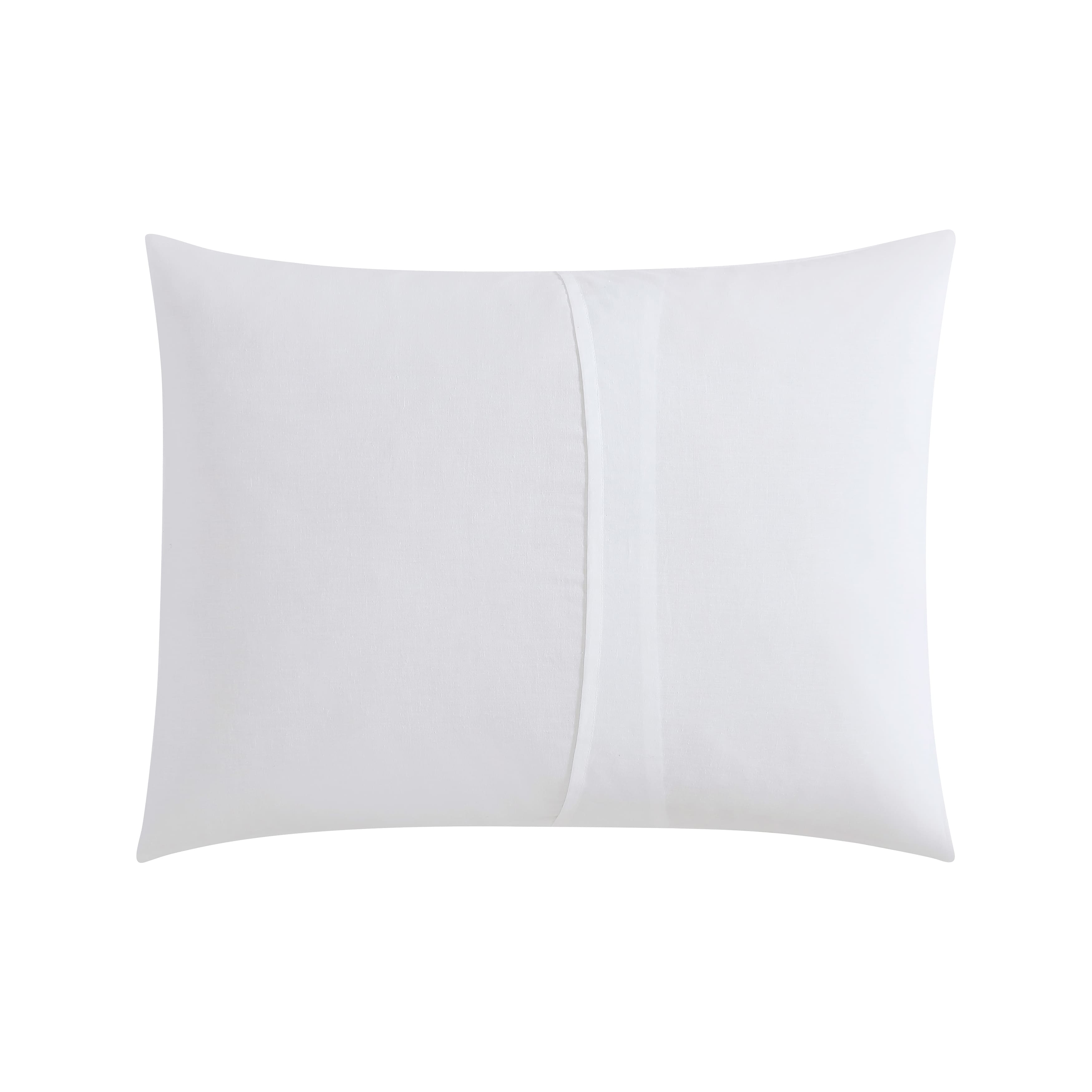 Vera Wang Solid Textured Pleats White Duvet Cover Set - Bed Bath ...