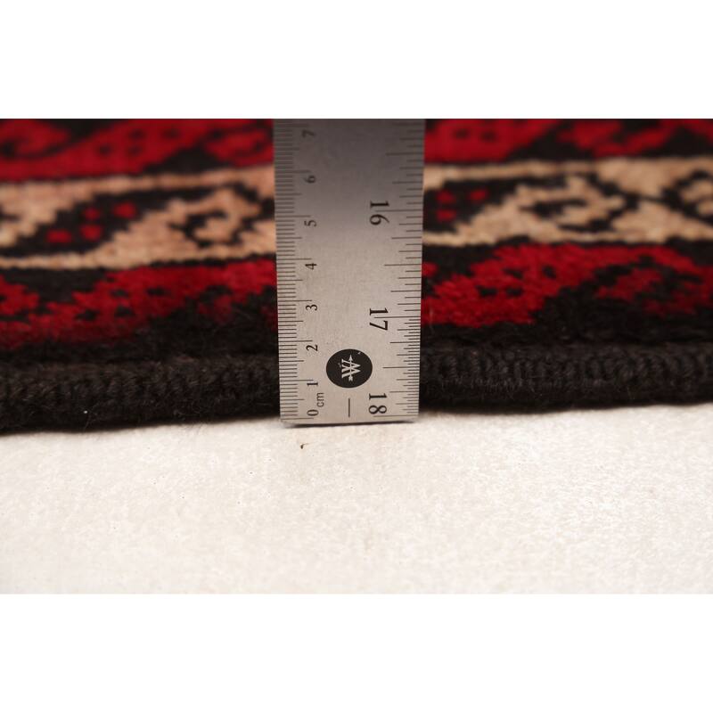 ECARPETGALLERY Hand-knotted Baluch Tan Wool Rug - 3'5 x 5'11