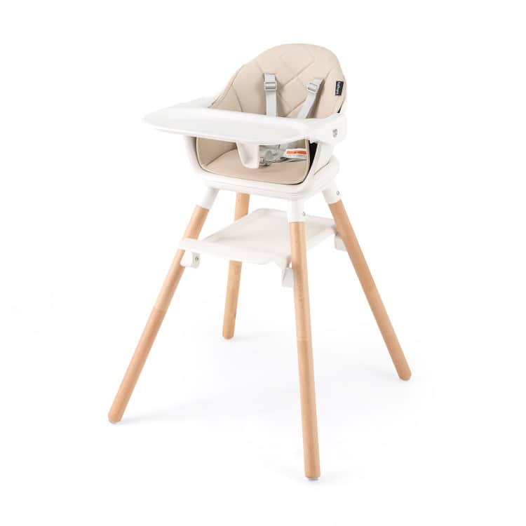 6-in-1 Baby High Chair with Removable Dishwasher and Safe Tray - 24.5" x 23" x 35.5"