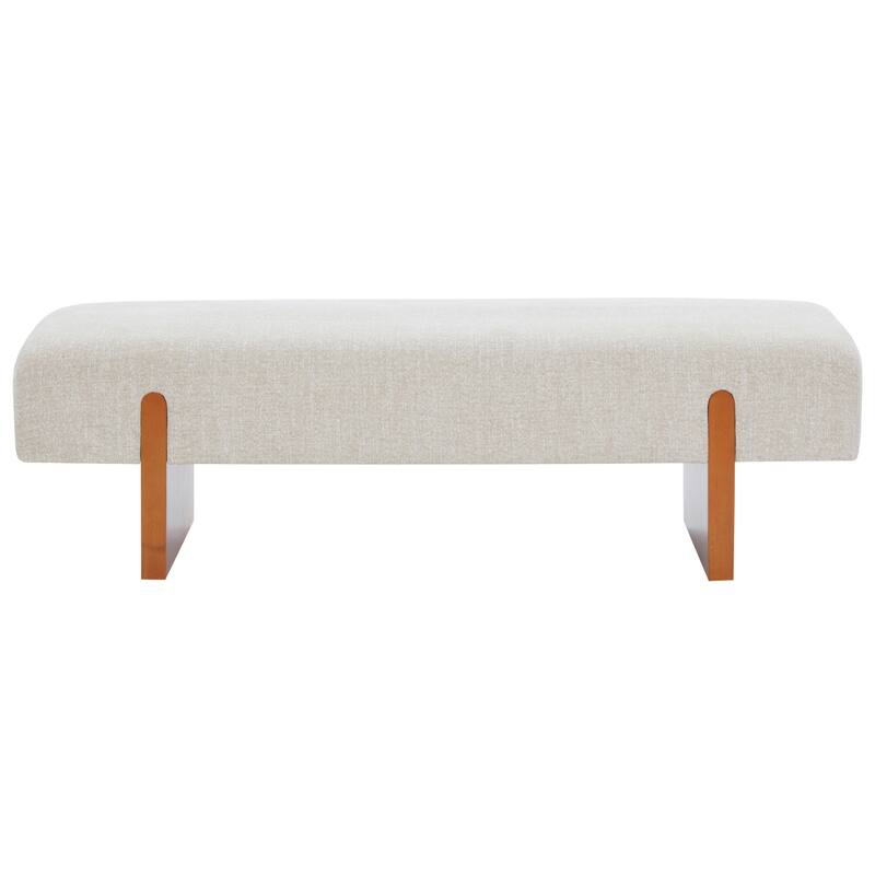 SAFAVIEH Couture Kandiss Mid-Century Modern Bench - 56"W x 18"D x 17"H