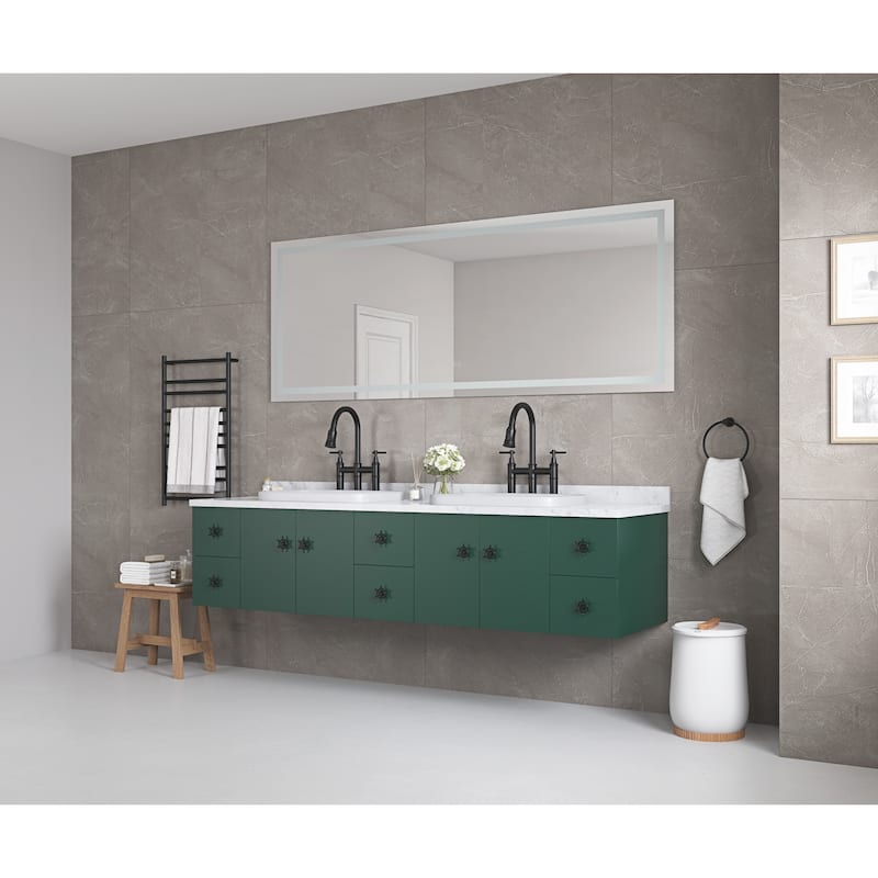 LED Bathroom Mirror with Front and Backlight