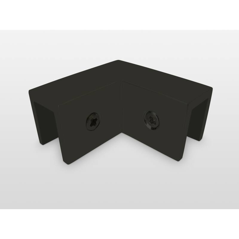 Glass Warehouse 78" x 41" x 46.5" Frameless 90 Degree Shower Enclosure - Wall Hinge