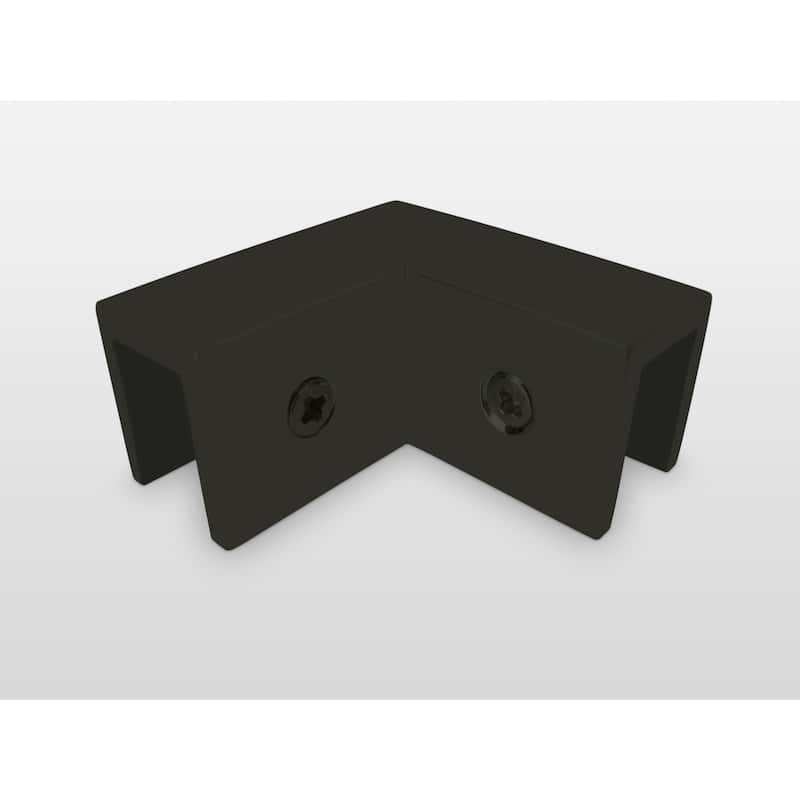 Glass Warehouse 78" x 59" x 47.5" Frameless 90 Degree Shower Enclosure - Wall Hinge