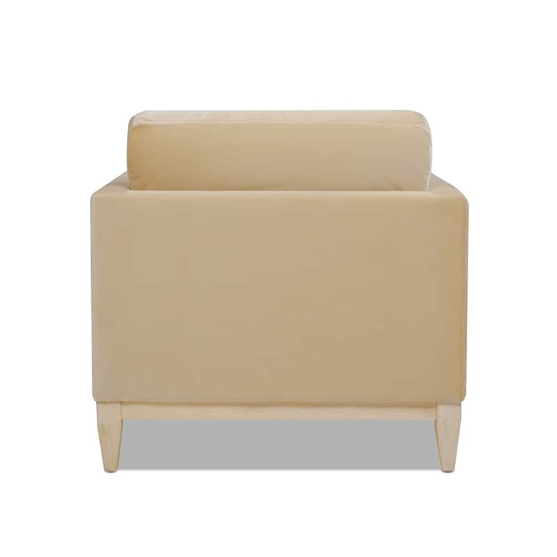 Knox 36" Modern Farmhouse Loose Pillow-Back Arm Chair