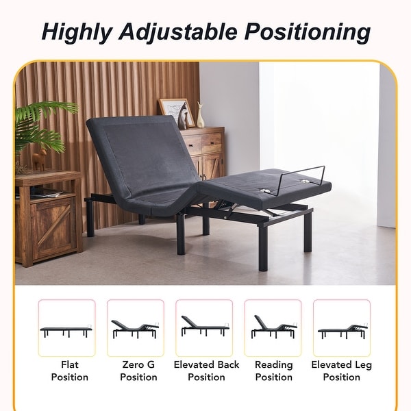 Adjustable bed frame zero clearance discount