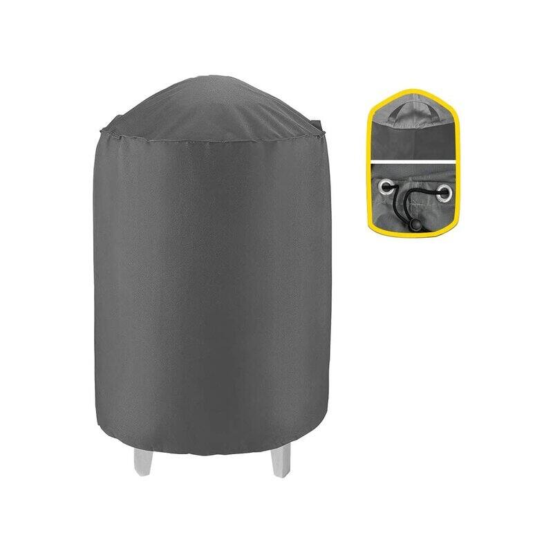 Round Smoker Cover Outdoor Waterproof Dome Kettle Grill Cover