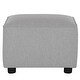 preview thumbnail 15 of 15, Evolur Holland Upholstered Ottoman in Thunder, Foot Rest Stool for Nursing Moms