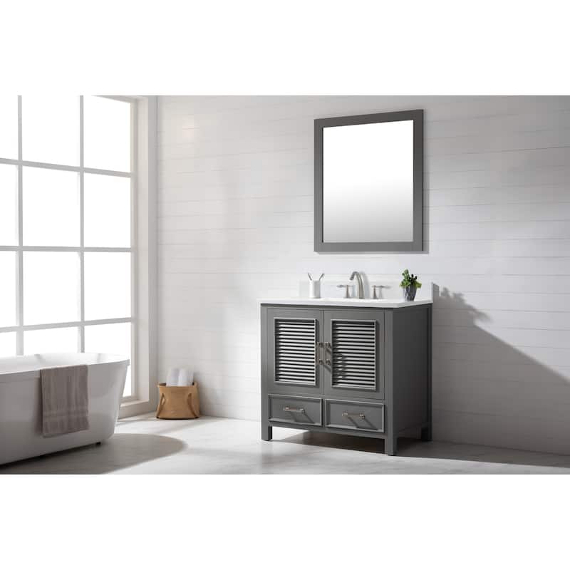 Estate 36" Single Vanity in Grey