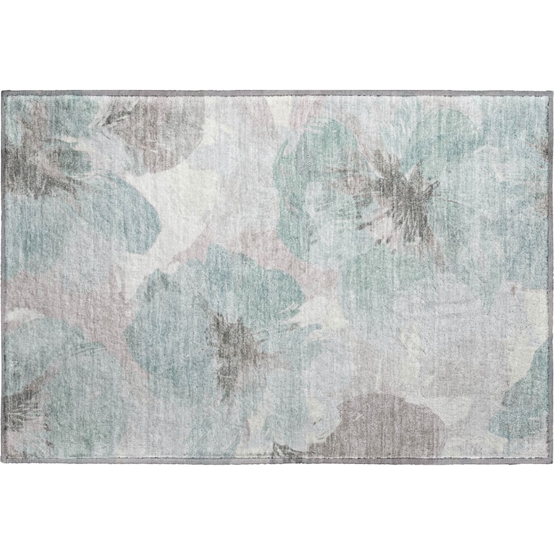 Premium Washable Super Soft Contemporary Floral Mayfield Rug