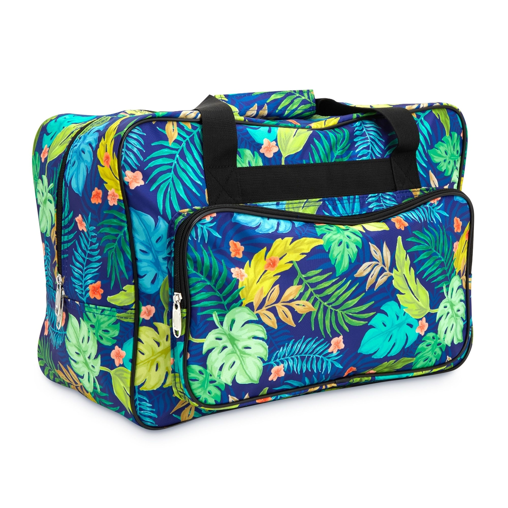 Bright Creations Sewing Machine Case Tropical Carrier Tote Storage Organizer Bag 18.1x9.4x12.2