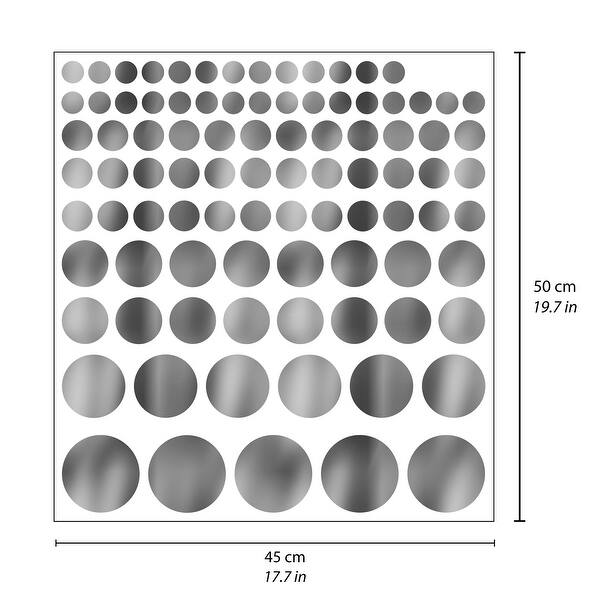dimension image slide 0 of 5, Walplus Polka Dots Wall Sticker Big Wall Home Decoration Nursery Decor