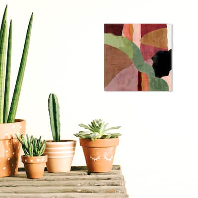 Wynwood Studio Canvas Abstract Blara Bronze and Copper Modern & Contemporary Wall Art Canvas Print