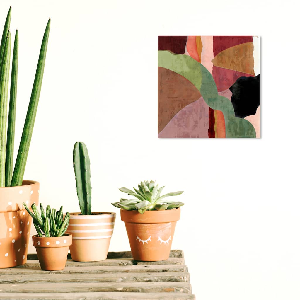 Wynwood Studio Canvas Abstract Blara Bronze and Copper Modern & Contemporary Wall Art Canvas Print