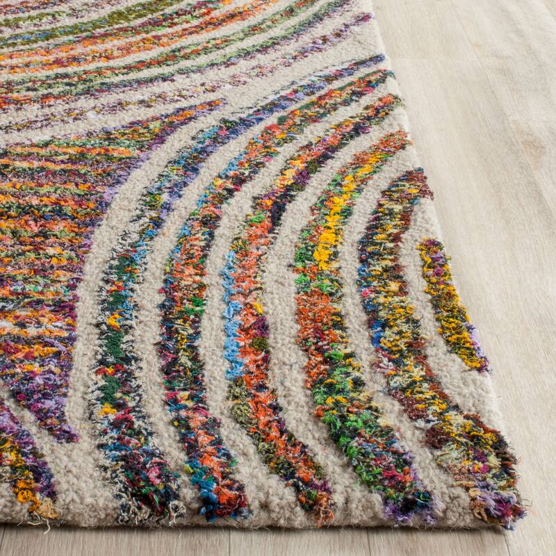 SAFAVIEH Handmade Nantucket Drahomira Contemporary Cotton Rug