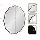 preview thumbnail 33 of 55, Kate and Laurel Viona Round Scalloped Mirror