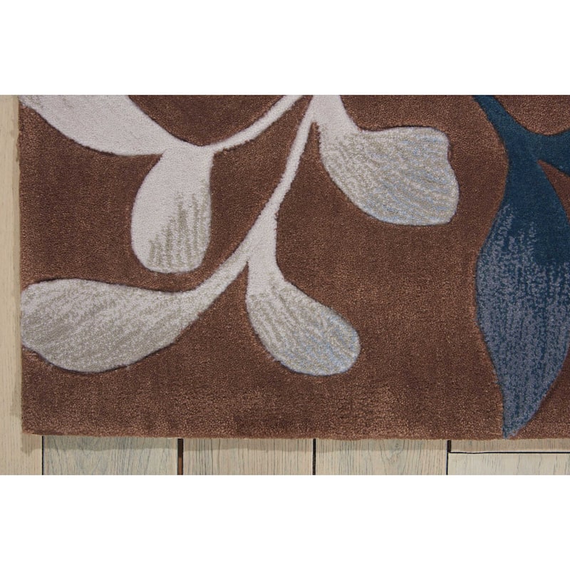 Nourison Contours Hand-tufted Botanical Area Rug