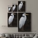 preview thumbnail 4 of 6, White Heron Portrait I Premium Gallery Wrapped Canvas - Ready to Hang
